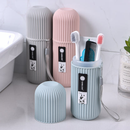 Portable Travel Suit Couple Toothbrush Box