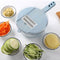 8 In 1 Mandoline Slicer Vegetable Slicer Potato Peeler Carrot Onion Grater With Strainer Vegetable Cutter Kitchen Accessories